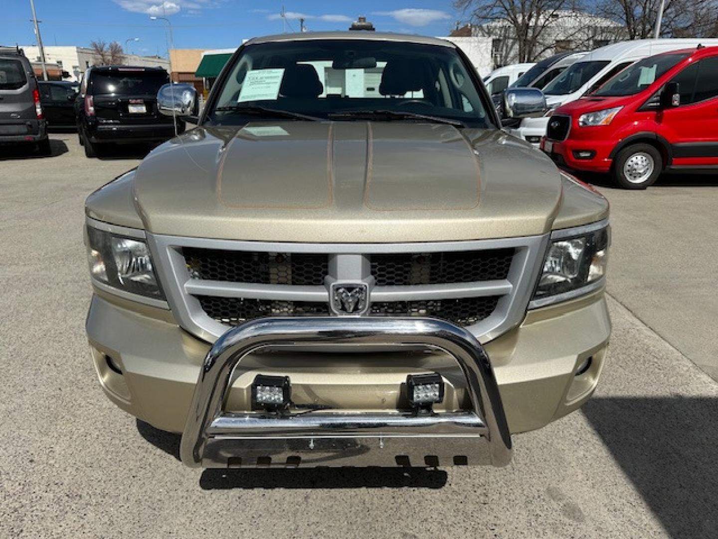 2011 /BEIGE Dodge Dakota SLT (1D7RW3GK3BS) with an 3.7 V6 engine, Automatic transmission, located at 3200 1st Avenue North, Billings, MT, 59101, (406) 245-9055, 45.779270, -108.510742 - Very Nice 4 Door Pickup with A Ton of Options! Power Windows, Power Door Locks, Remote Key Entry, Rugged Terrain Tires, Tilt Steering Column, Cruise Control, 4X4, Running Boards, Tonneau Cover, Towing, Custom Bumper Guard and Only 79,000 Miles. CarFax Dealer Auto Brokers of Montana/AA&A Auto Ren - Photo#1